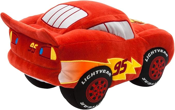 Disney Store Official Lightning McQueen Plush Medium Soft Toy for Kids, 12 inches, Cuddly Character with Fuzzy Texture and Embroidered Details. Suitable for All Ages