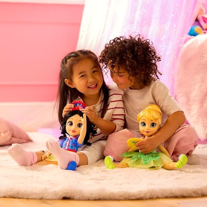 Disney Store Official Snow White Once Upon a Story Doll - 16 Inch Disney Princess Toys Featuring Reflective Eyes with 3D Pupil and Iris, Detailed Costume, Hair Comb & Shoes - Comes in Display Box