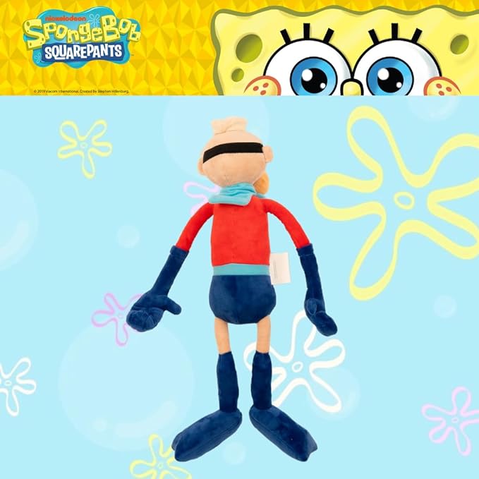 Collectibles Spongebob Squarepants Barnacle Boy Bedding Super Soft Cozy Decorative Cuddle Pillow, (Officially Licensed Product) By Franco