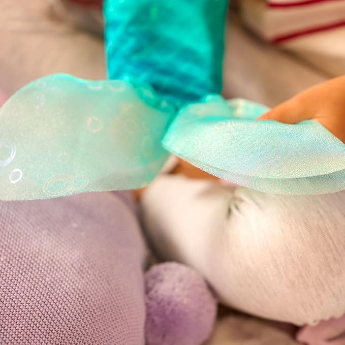 Disney Store Official Ariel Once Upon a Story Doll - 16 Inch Disney Princess Toys Featuring Reflective Eyes with 3D Pupil and Iris, Detailed Costume, Hair Comb - Comes in Display Box