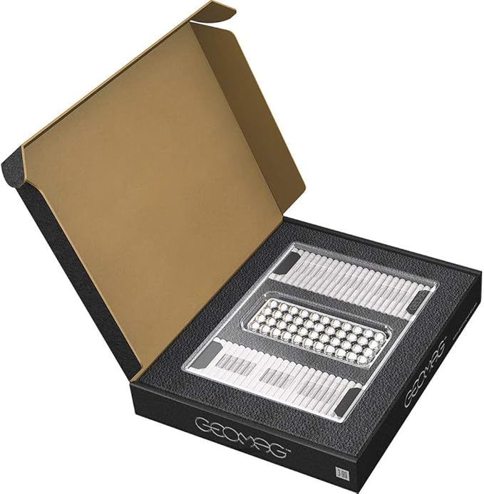 Geomag Magnetic Sticks and Balls Set 248 PCS Magnet Building Toys for Kids & Adults, STEM Construction Kit Rods & Spheres, Compatible with Magnetic Tiles & Blocks, Eco-Friendly & Swiss-Made