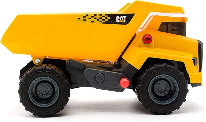 CAT Construction Toys, Power Haulers 2.0 Dump Truck, Realistic Lights and Sounds, Motion Drive Technology, Working Features, & Realistic Construction Experience.
