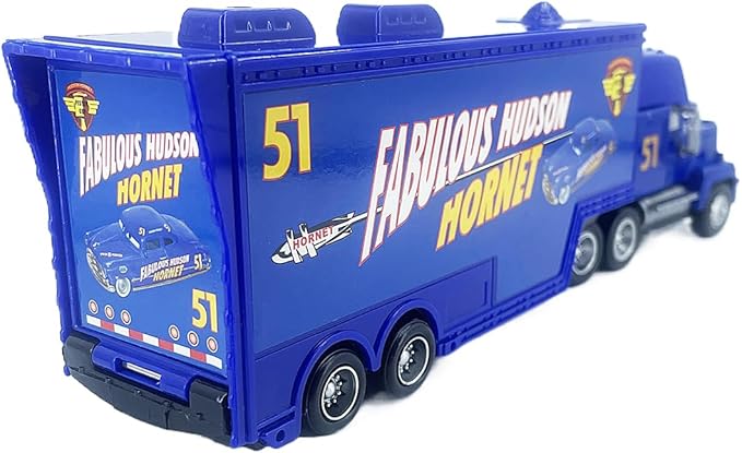 Portable Mini Toy Car and Truck Set 1:55 Diecast Model Metal Body Racers for Preschool Kids Ages 3+ Years (51Doc)