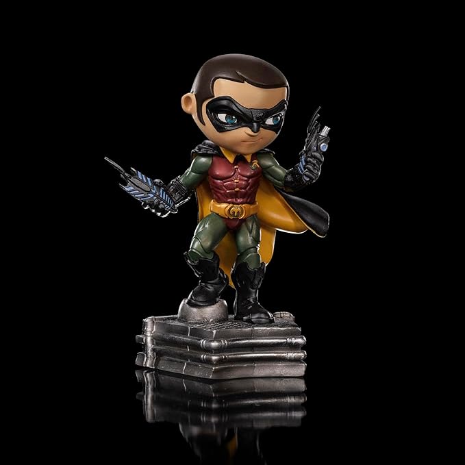 Iron Studios Statue Collectibles PVC Minico Robin - Batman DC Comics 5.7 inches Multicolor