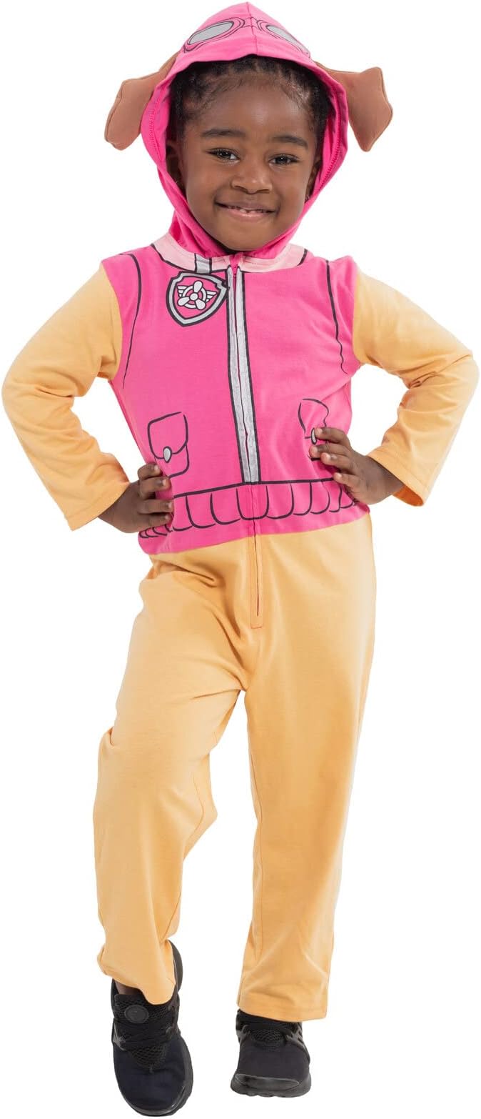 Paw Patrol Chase Marshall Skye Zuma Rubble Zip Up Cosplay Coverall Infant to Big Kid
