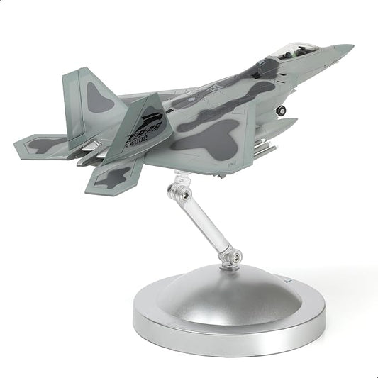 NUOTIE F-22 Raptor AF91 4002 Old Reliable Fighter Model Stealth Combat Airplane Air Force Aircraft Alloy Metal Diecast Model with Display Stand Collection Gift for Adult