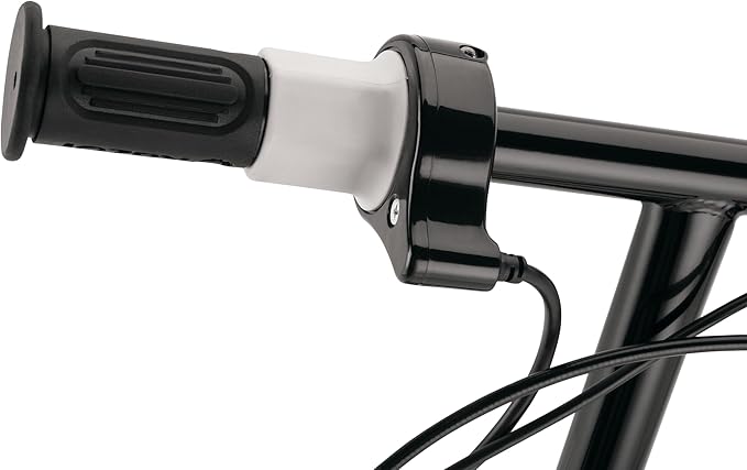 Razor E100 Glow Electric Scooter for Kids Age 8 and Up, LED Light-Up Deck, 8" Air-filled Front Tire, Up to 40 min Continuous Ride Time