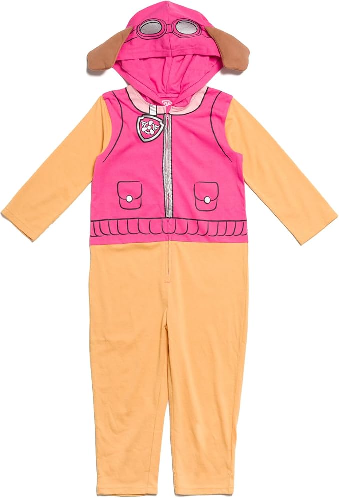 Paw Patrol Chase Marshall Skye Zuma Rubble Zip Up Cosplay Coverall Infant to Big Kid
