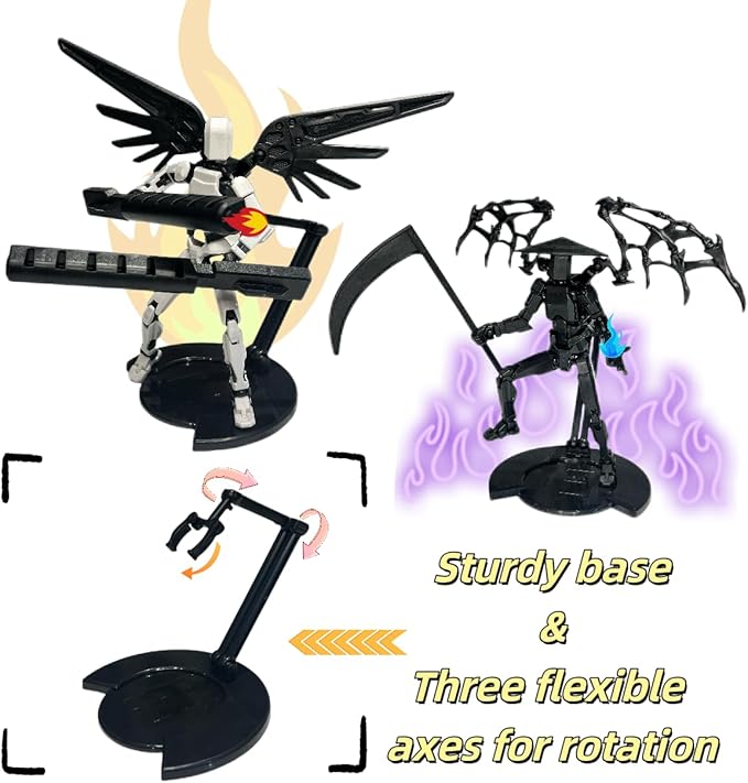 (Assembly Completed) 10 Packs Titan13 Action Figure Set, Dummy 13 3d Printed ActionFigure Toy Gifts for Kids, Robot 13 Action Figure Full Body Mechanical Doll Christmas Birthday Gift for Boys Girls