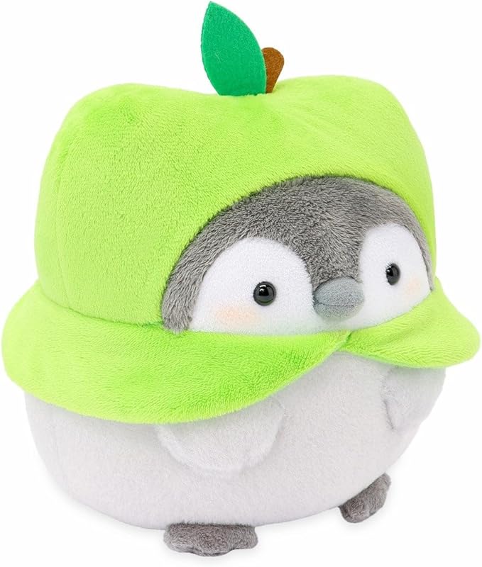 6" Green Apple Penguin Plush – Officially Licensed Collectible Stuffed Animal Soft Toy