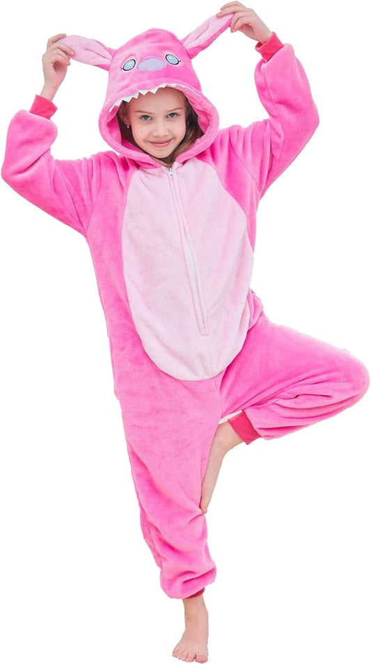 Unisex Adult Onesie Pajamas, Polar Fleece Cosplay Animal One Piece Halloween Costume Pajamas Homewear