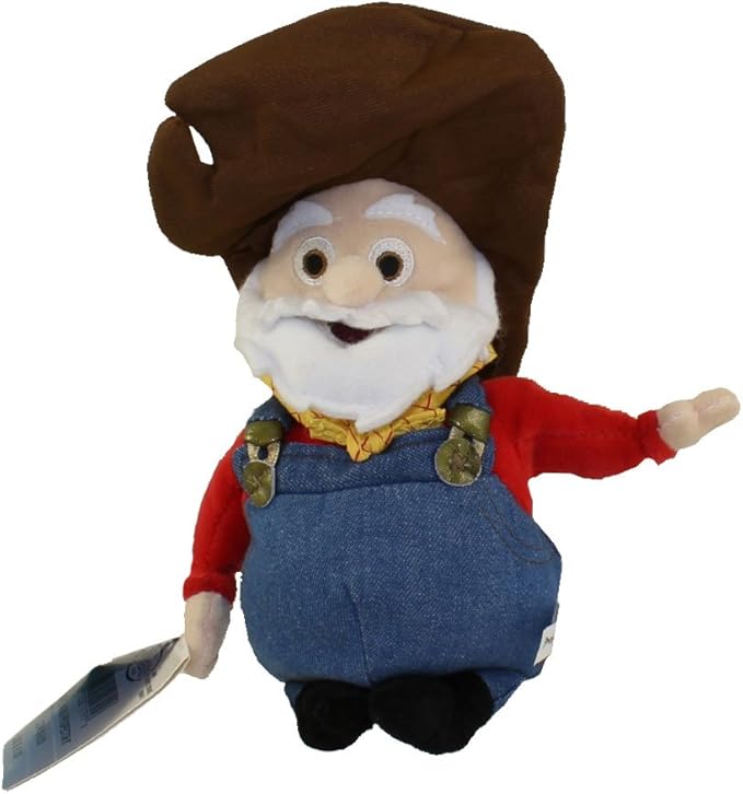 Rare Disney Retired Toy Story Prospector 9" Plush Bean Bag Doll Mint with Tags