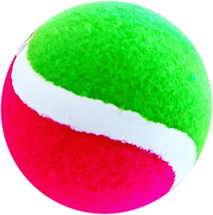 AppleRound Toss and Catch Velcro Ball Set (Hook and Loop), Kids Outdoor Games, Beach Toys, Backyard Sports, Paddle Ball Games (Pack of 4 Paddles and 4 Balls)