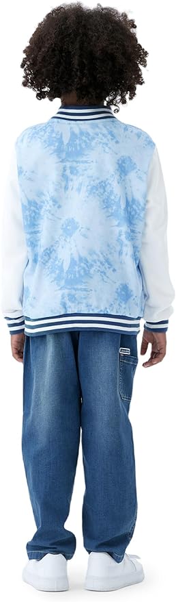 Disney Minnie Mickey Stitch Princess Frozen Elsa Marvel Jacket Lightweight Coat Button up Color Block Sweatshirt 2-14 Years