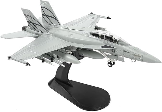 1/72 F/A-18F Ultimate Hornet Diecast Alloy Aircraft Model F18F Fighter Jet Simulation Model Kit Military Aircraft Model with Bracket for Collection and Gift