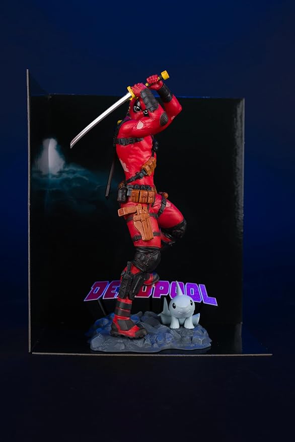 McFarlane Toys - Marvel Deadpool 1:10th Scale Collectible with Scene (Deadpool #1)