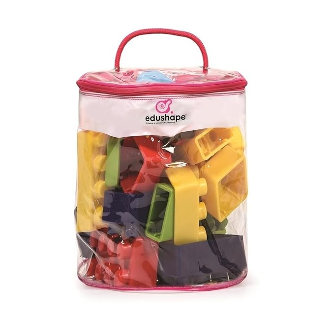 Edushape Mini Edu-Animals, Flexible Blocks, 28 Piece