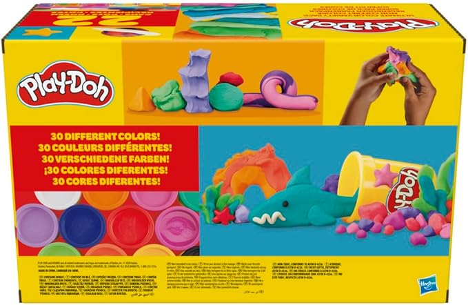 Play-Doh 22 Pack Ultimate Color Variety, Bulk Assorted Colors, 2 & 4 Ounce Modeling Compound Cans, Kids Arts & Crafts, Preschool Toys, Back to School Supplies, Ages 2+ (Amazon Exclusive)