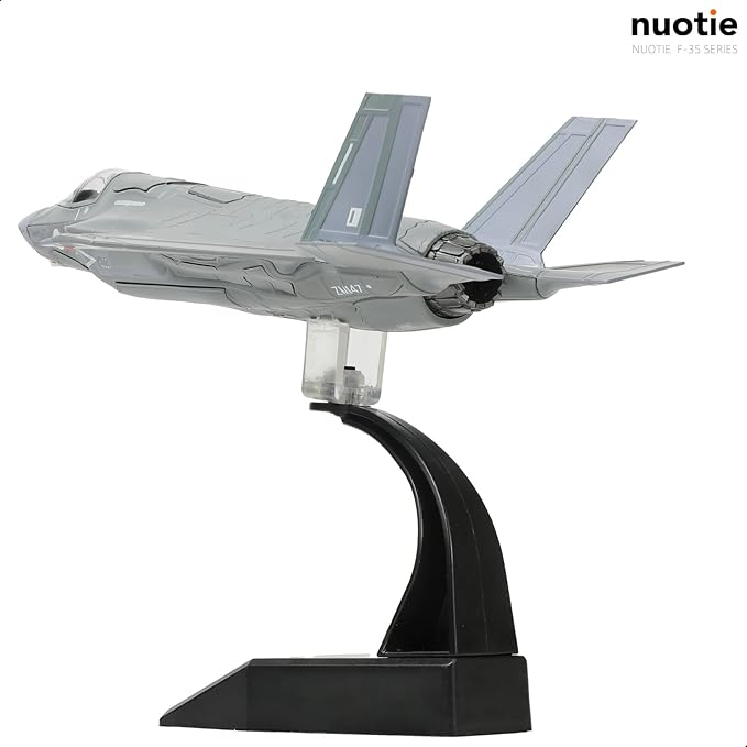 F-35B Lightning II 1:72 Fighter Model Kit Royal Air Force Die-cast Aircraft Model with Bracket, Gift for Military Pilots(F-35B 138EAW)
