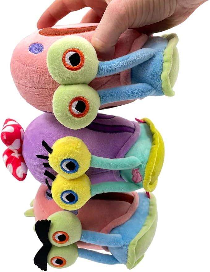 Youtooz Spongebob Mary Snail Plush Stickie, 6" inch Very Soft & Magnetic Spongebob Squarepants Mary Snail Stickies by Youtooz Spongebob Squarepants Collection