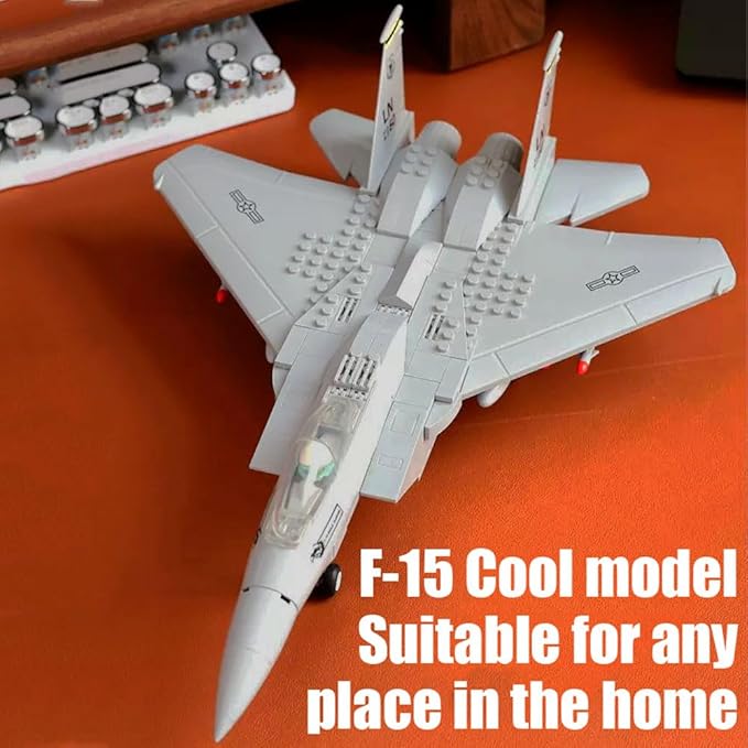 Eagle Fighter Falcon Army Airplane Building Bricks Set,Military Fighter Air Force Building Block Set,WW2 Military Airplanes Model,Aircraft Plane Toy Gifts for Kids and Adults,223PCS