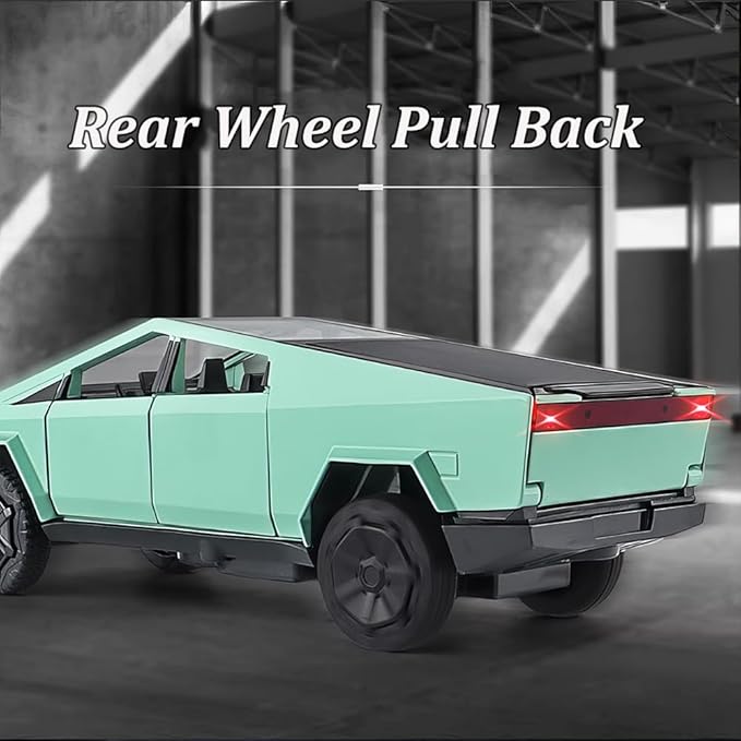 1/32 Diecast Pickup Car Model Alloy Toy Car with Sound Light and Pull Back, Toy Trucks for Boys Pickup Truck Toy Metal Model Trucks for Kids Gift Truck Enthusiasts Collection