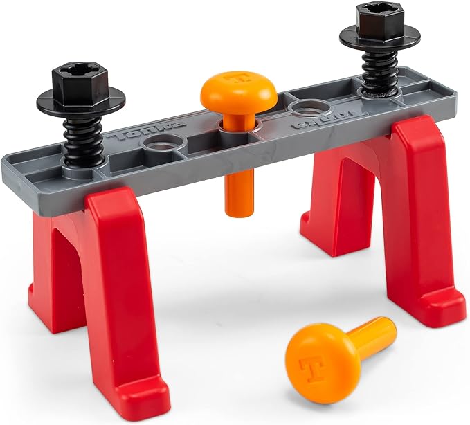 Tonka Tough Builders, Tough Toolbox Set, Tools playset– Made with Sturdy Plastic, Boys and Girls, Toddlers Ages 3+, Role Play Sets, Toddlers, Birthday Gift, Christmas, Holiday