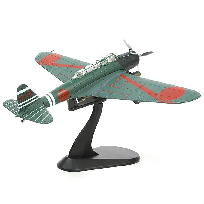 1/72 Japan Type 97 Naval Attack Aircraft Model World War II Retro Warplane Metal Diecast Aircraft Model for Adults Military Enthusiasts Collections or Gift