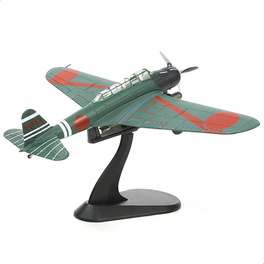 1/72 Japan Type 97 Naval Attack Aircraft Model World War II Retro Warplane Metal Diecast Aircraft Model for Adults Military Enthusiasts Collections or Gift