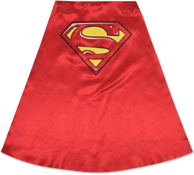 WARNER BROS. Justice League Batman Superman Lightweight Breathable Baby Zip Up Costume Coverall with Cape Newborn to Kid