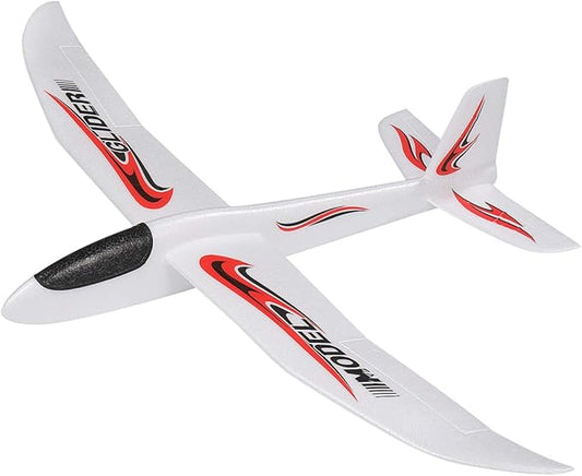 Zerodeko Foam Airplane Toy, 39 x 24 Large Throwing Glider Plane Toy Model Outdoor Flying Toy DIY Aeroplane Model Birthday Party for Kids Boys Girls 3+