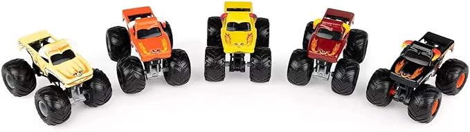Monster Jam, Evolution Edition El Toro Loco, 5 Exclusive Die-cast Monster Trucks for Kids Ages 3 and Up