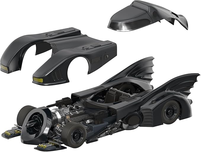 Super7 Super Cyborg Batman Batmobile 1989 (Full Color) - 13" Batman Action Figure Vehicle Classic Movie Collectibles and Retro Toys
