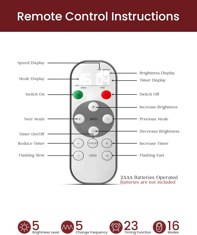 6FT Pre-lit Christmas Tree Premium Artificial Fir Remote Control with 400 Warm White & Multi-Color Lights, Hinged/Feel Real/Realistic/Full Fir Dual Color Xmas Tree 6 Feet Outdoor Festive Holiday