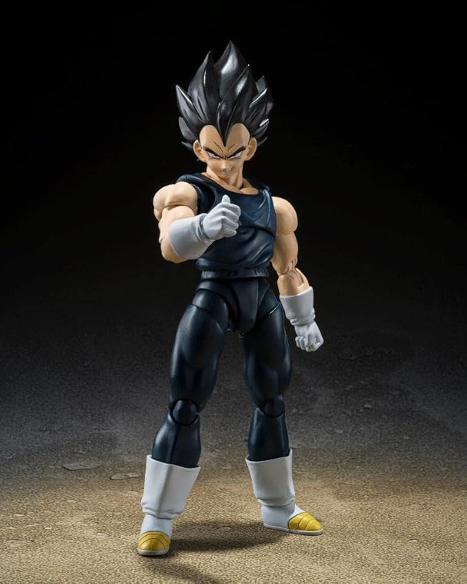 TAMASHII NATIONS - Dragon Ball Super: Super Hero - Vegeta Super Hero, Bandai Spirits S.H.Figuarts Action Figure