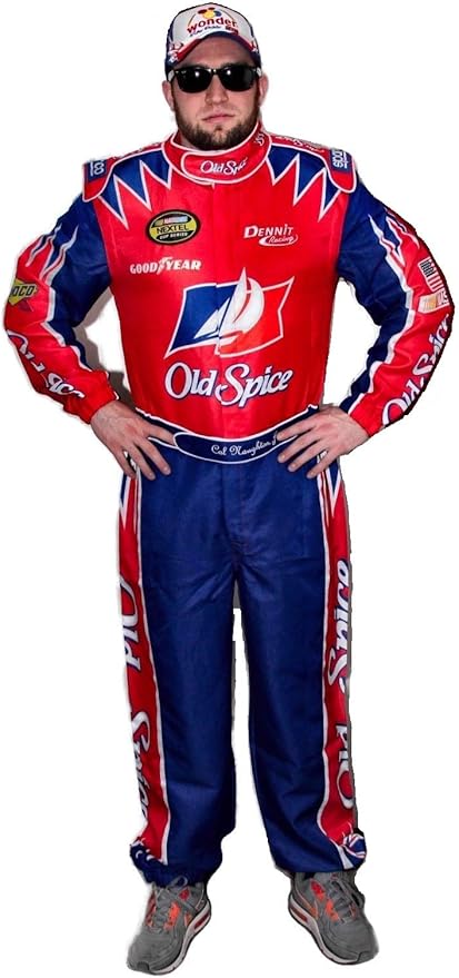 OEM CAL Naughton Jr Jumpsuit + Cap Costume Talladega Nights