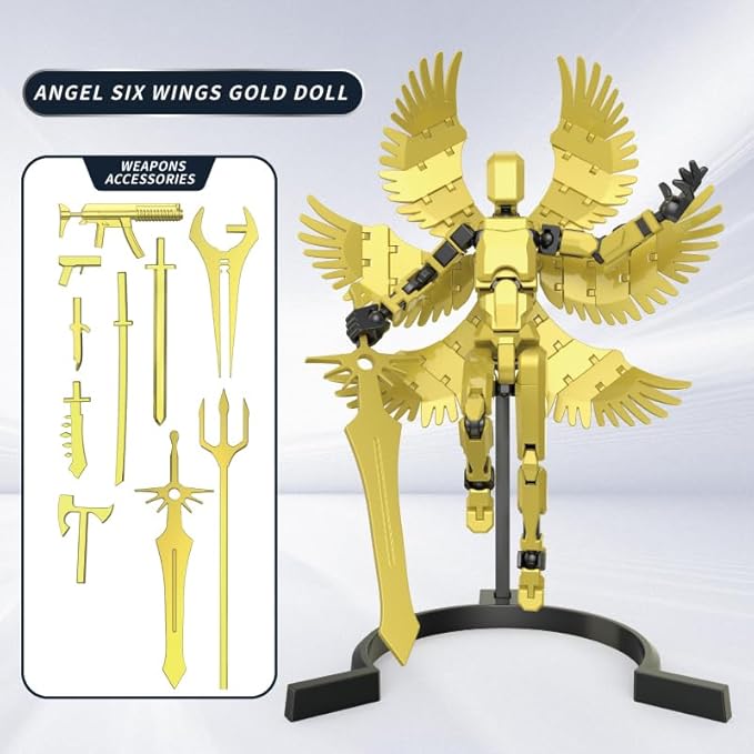 5 Pack T13 Action Figure Set, Titan 13 Action Figures Set, Dummy 13 Action Figures, Nova 13 Robot Toy, Lucky T 13 Toy for 6 7 8 9 10 11 12 Years Old Kids, Birthday for Boys