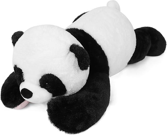 5 lbs 24" Weighted Stuffed Animals Panda Plushie, Cute Panda Weighted Plush Pillow Giant Stuffed Animals for Kids Adults