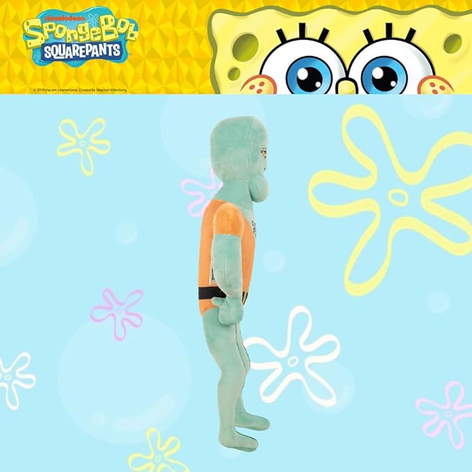 Collectibles Spongebob Squarepants Handsome Squidward Bedding Super Soft Cozy Decorative Cuddle Pillow, (Officially Licensed Product) By Franco