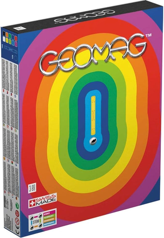 Geomag Magnetic Sticks and Balls Set 248 PCS Magnet Building Toys for Kids & Adults, STEM Construction Kit Rods & Spheres, Compatible with Magnetic Tiles & Blocks, Eco-Friendly & Swiss-Made