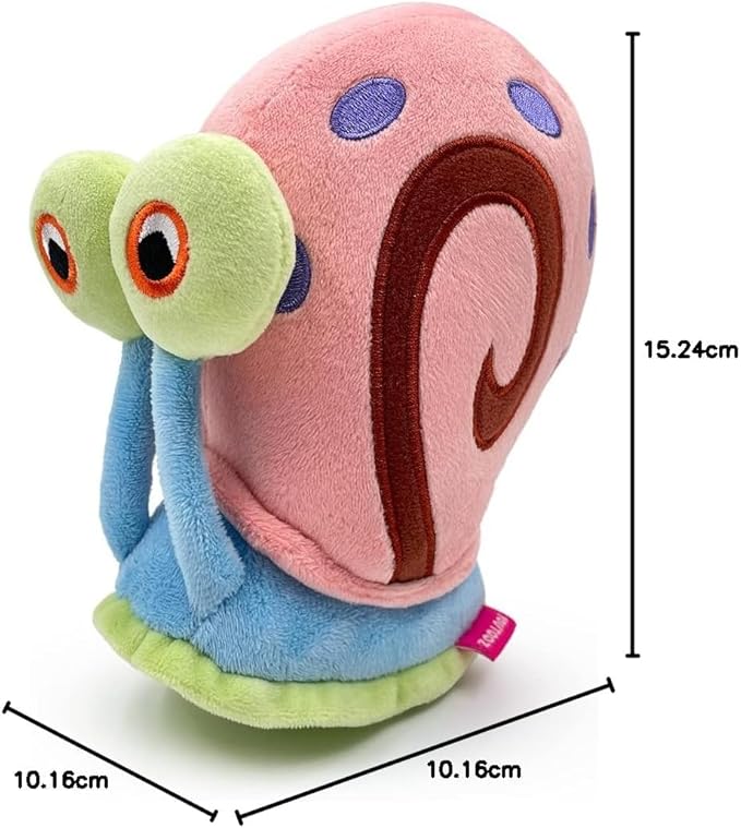 Youtooz Gary the Snail Stickie 6" Magnetic Soft Spongebob Squarepants Collectible Plush - Cute Toy Collection