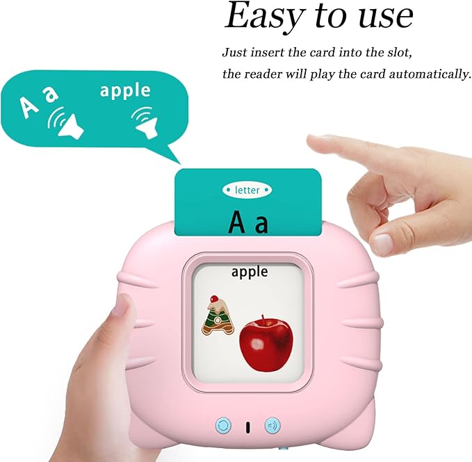 Talking Flash Cards for Toddlers 1 2 3 4 5, Speech Therapy Toys Autism Toys, ABC 123 Sight Words Etc - 255 Cards-510 Sides, Educational Learning Interactive Toys with Giftable Package