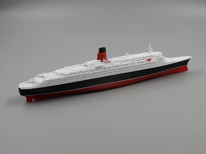 12" Prebuilt Display Model Ship (Queen Elizabeth II 1ft length Model)
