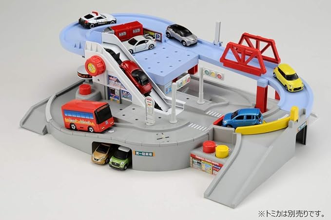 TAKARA TOMY Tomica Tomica and Hashiro You! Round and Round Bus Town