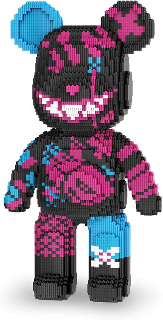 Bear Micro Mini Building Block Sets for Adults, No Compatible with Lego, Building Toys for Home & Office Decor, MOC 3D Creative Model Gifts for Christmas