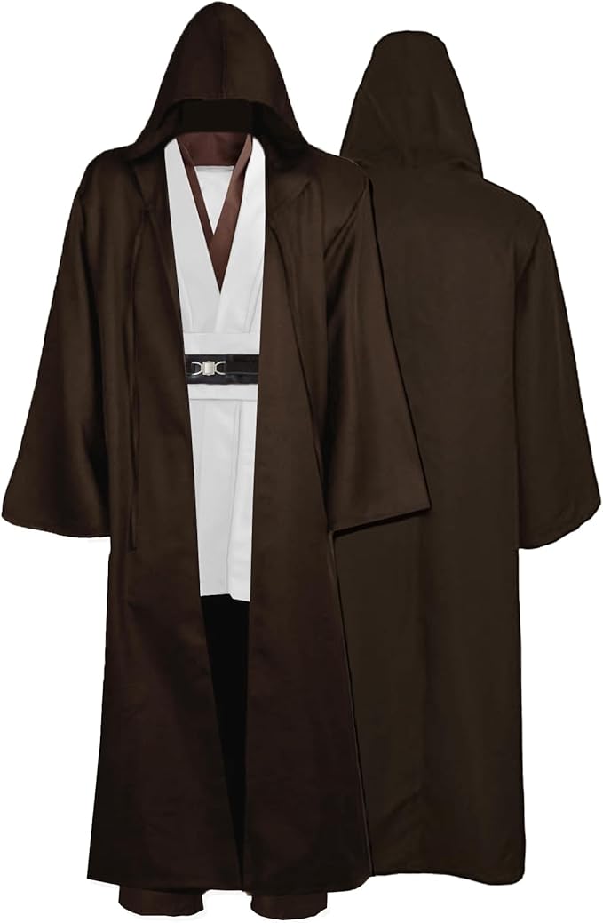 GOLDSTITCH Tunic Costume Mens Tunic Hooded Robe Full Set Halloween Cosplay Costume