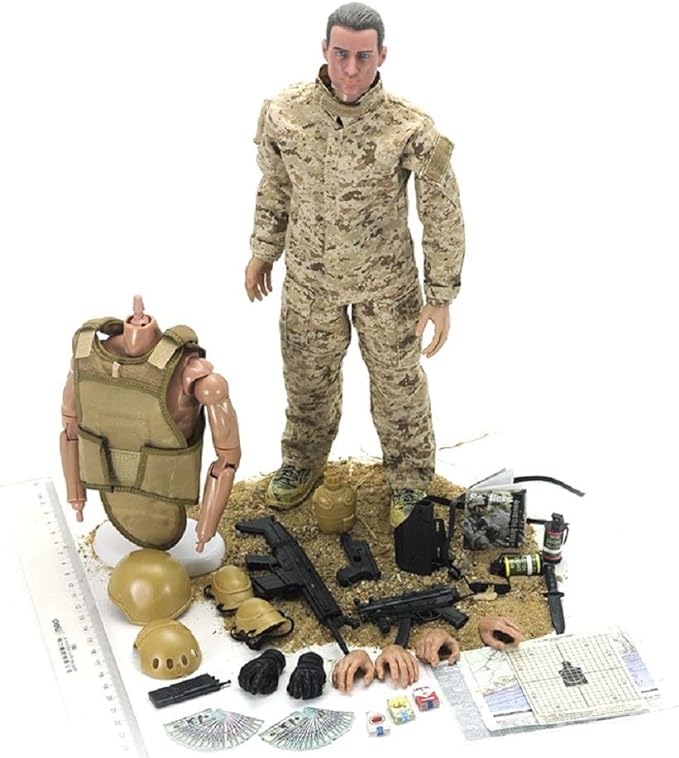 7Buy 12in Special Forces Action Figures Soldiers Toys 1:6 Scale for Children Kids Boys Age 8 10 12 14