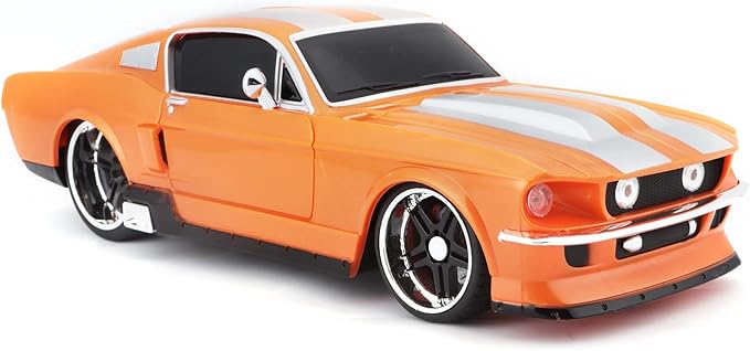 Maisto Tech R/C 1:24 Scale 2.4 GHz 1967 Ford Mustang GT, Metallic Orange