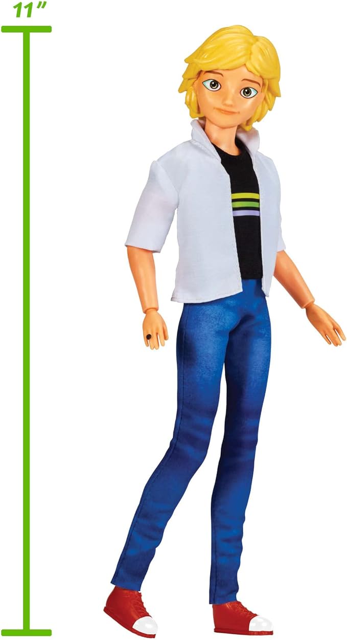 Miraculous Ladybug Superhero Secret Adrien with Cat Noir Outfit by Playmates Toys