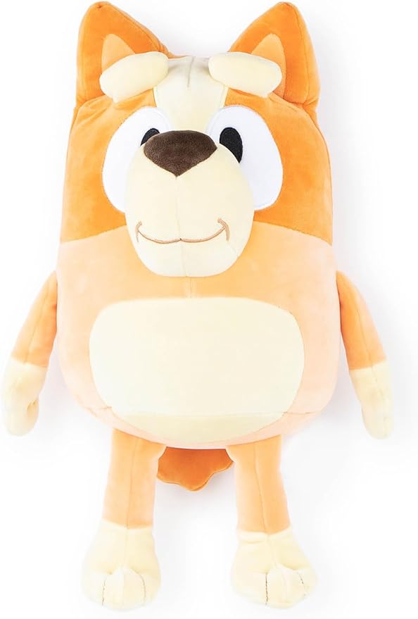 Jay Franco Bluey Bingo Plush Pillow Buddy - Super Stuffed Soft Character Pillow - Polyester Microfiber (16 Inches)